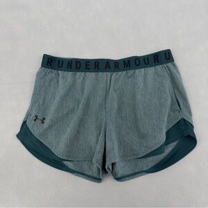 Under Armour Teal Gray Athletic Shorts